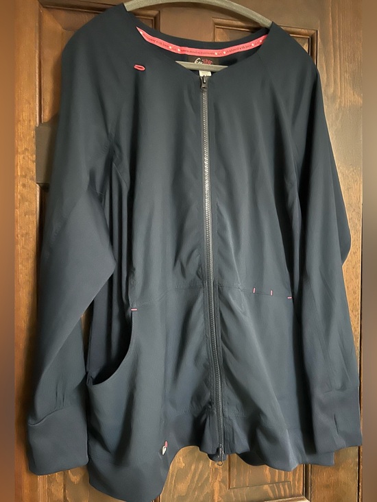 koi Other - Koi Clarity Navy Scrub Jacket 2X NWOT